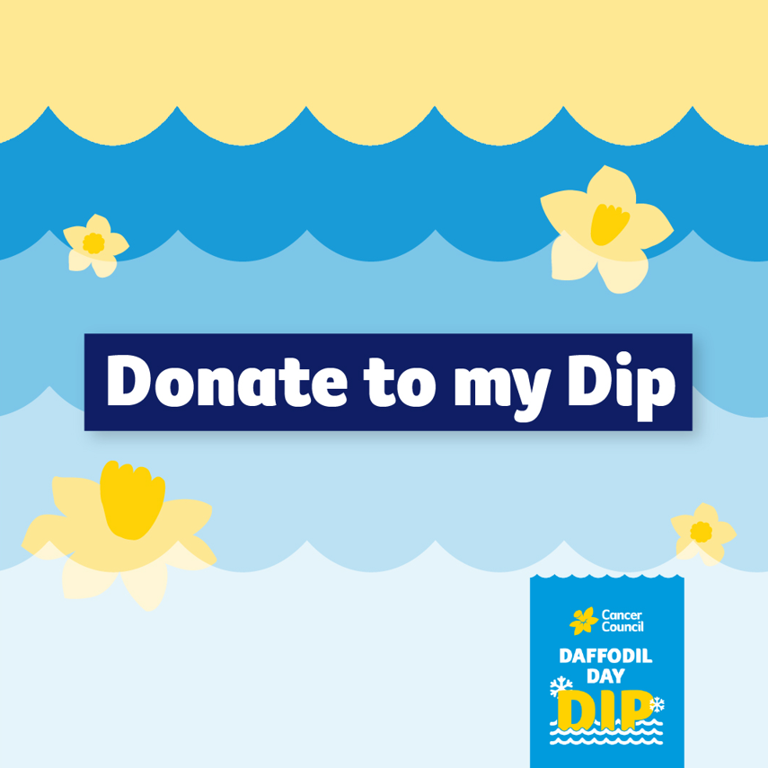 Daffodil Day Dip - Social Media Tile - Donate - 2026