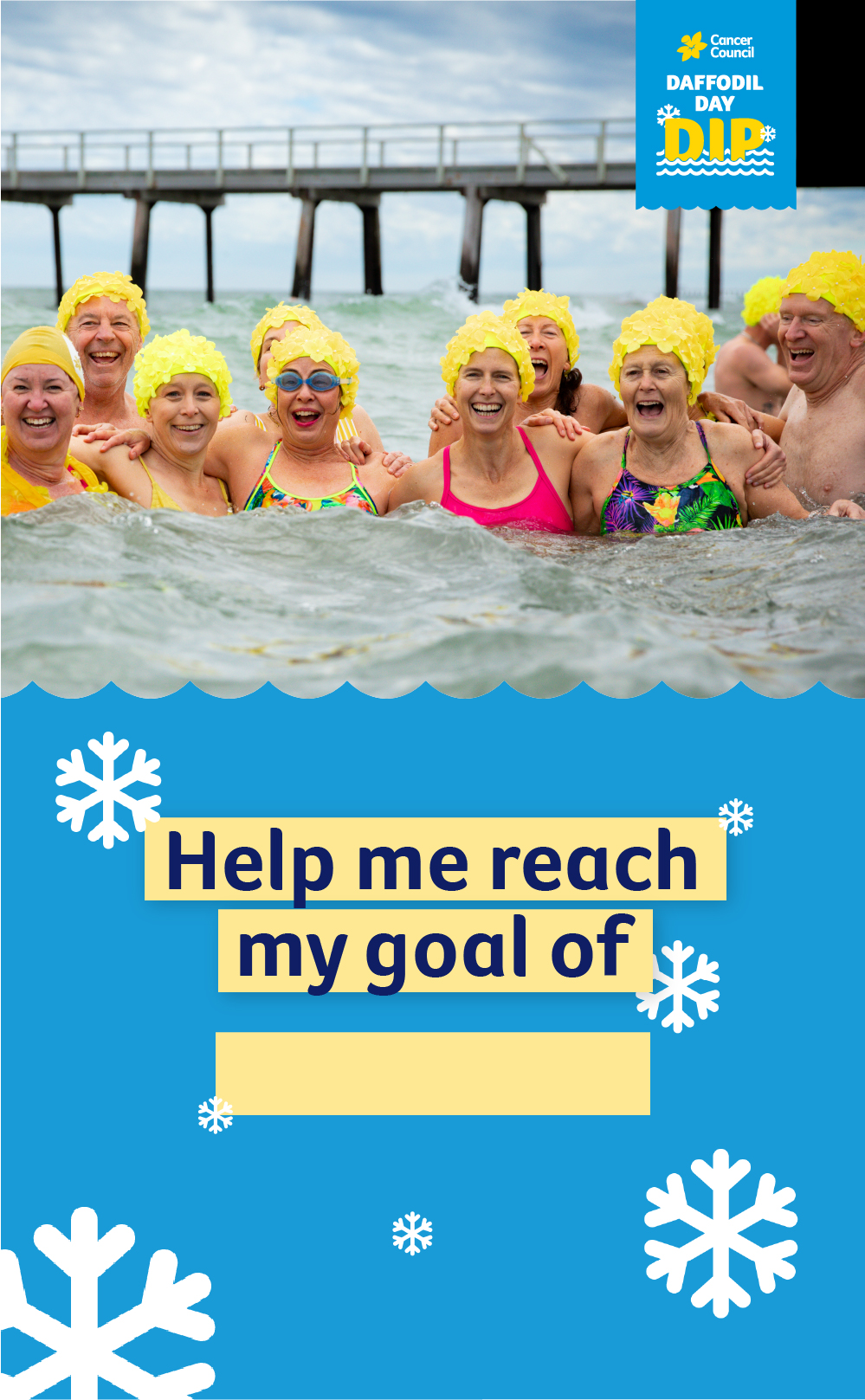 Daffodil Day Dip - Social Media Story - My Goal - 2026