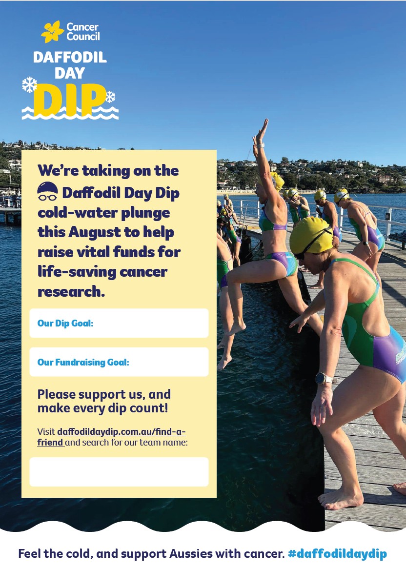 Daffodil Day Dip - Dip Goal Poster - V2